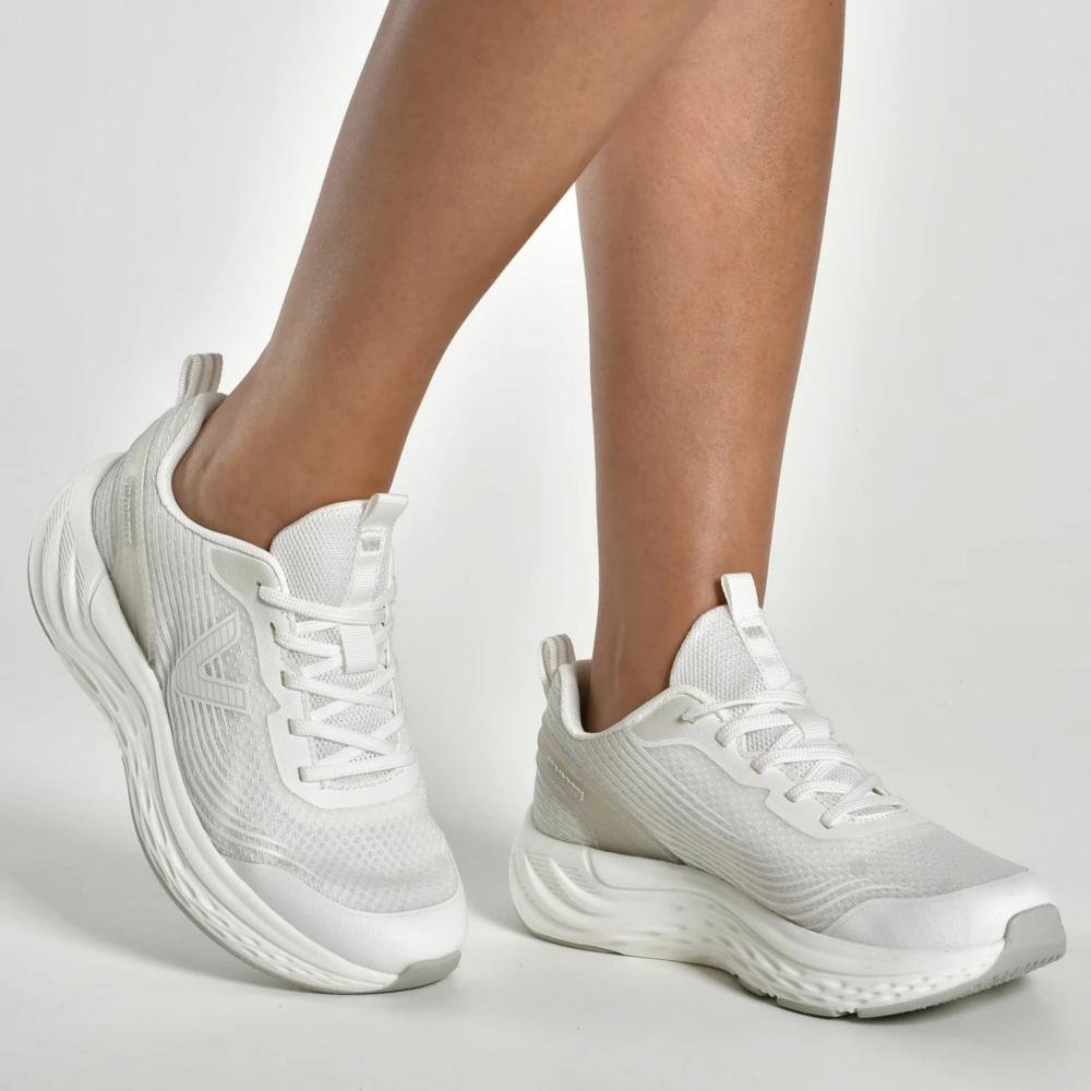 Tênis Running Via Marte Feminino 324-001 Neve Branco 2