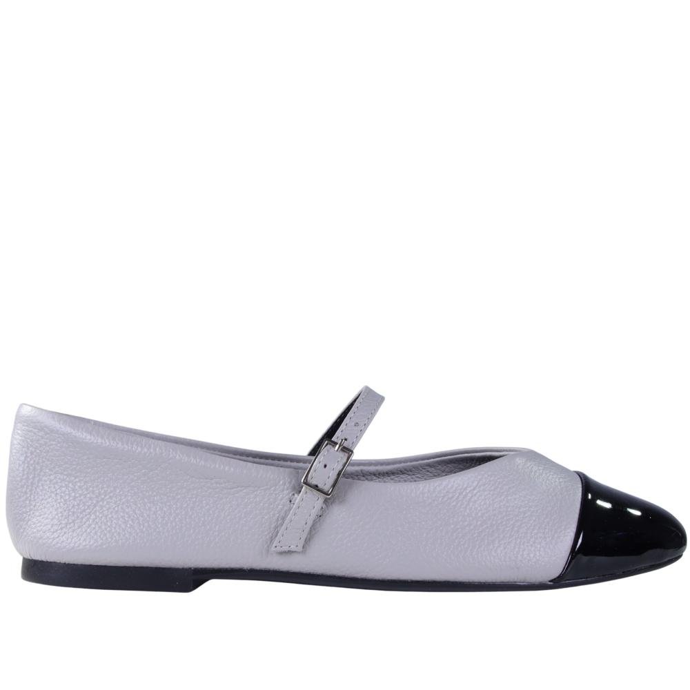 Sapatilha Feminina Zariff 2274-1605 Cinza/Preto