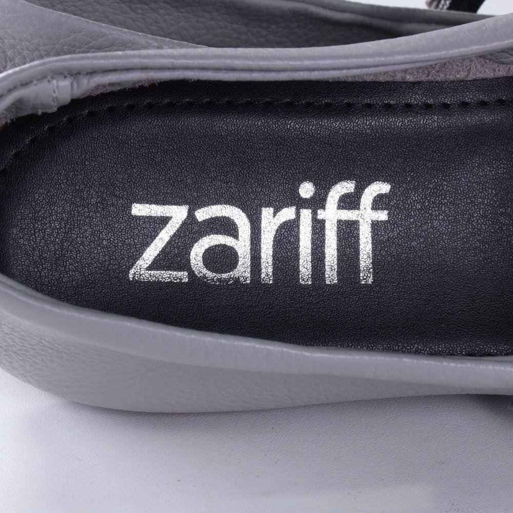 Sapatilha Feminina Zariff 2274-1605 Cinza/Preto Cinza 3