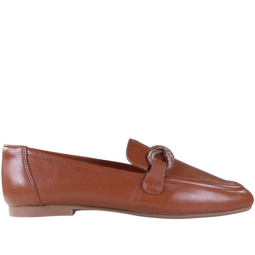 Loafer Zariff Feminino Vl08 Camel