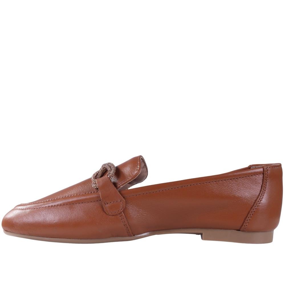 Loafer Zariff Feminino Vl08 Camel Marrom 6