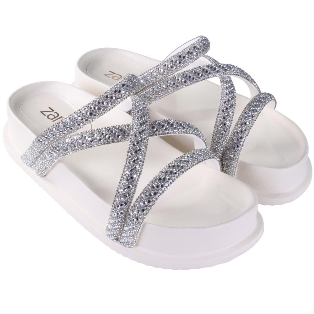 Papete Feminina Zariff 1550001252 Off White Branco 2