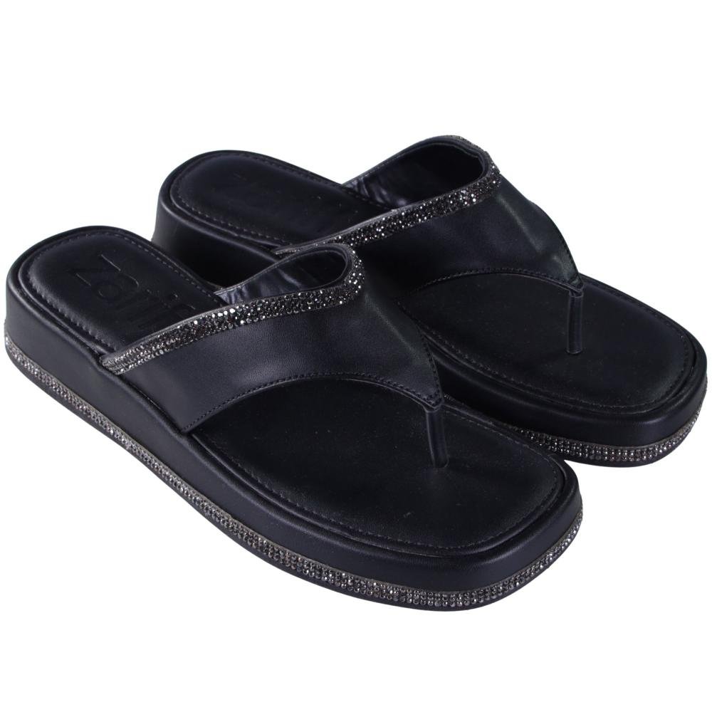 Tamanco Feminino Zariff 618pl Preto Preto 2