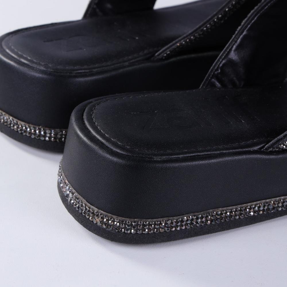 Tamanco Feminino Zariff 618pl Preto Preto 3