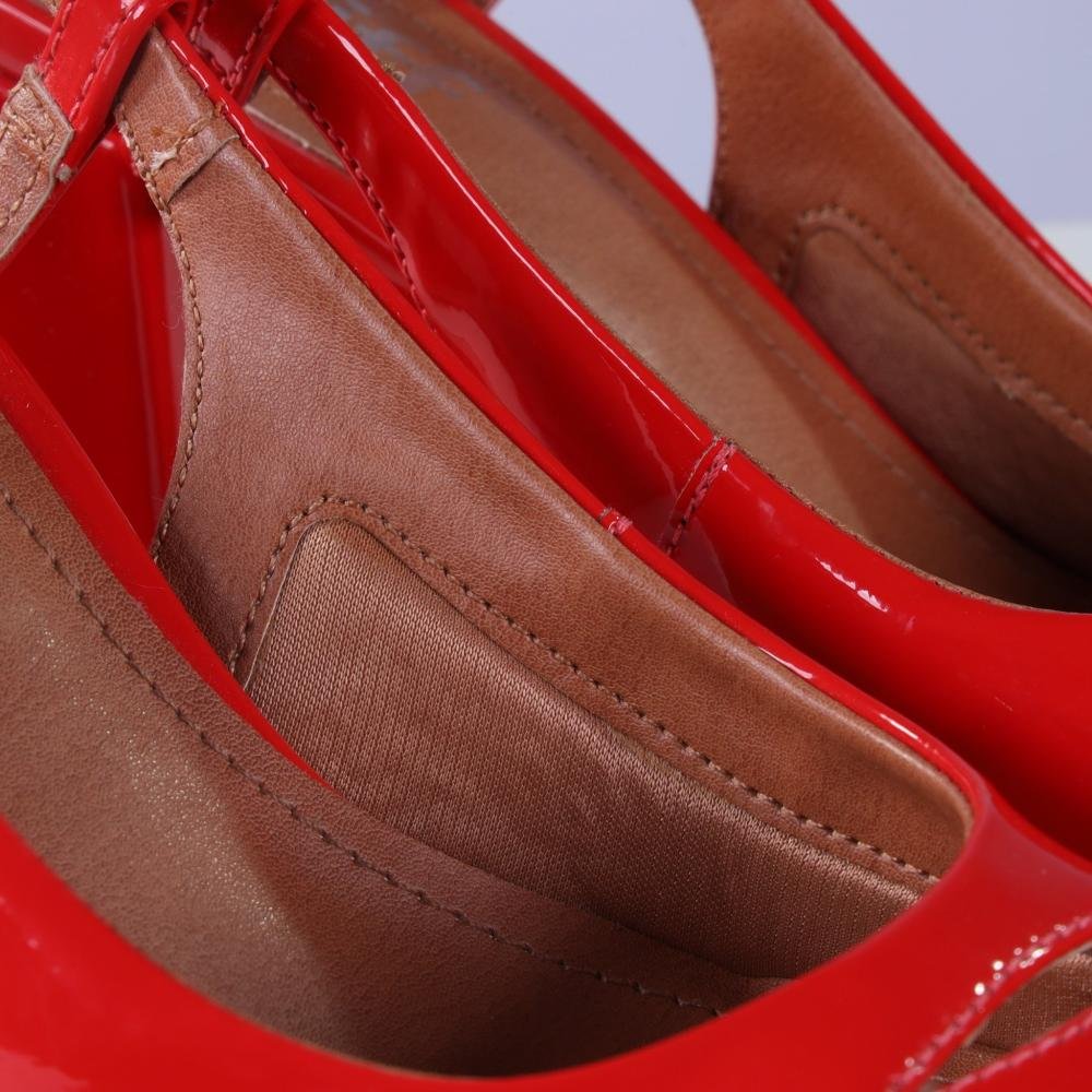 Sapato Feminino Zariff Slingback 2302-71611 Vermelho Vermelho 4