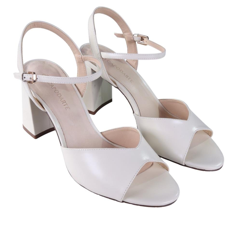 Sandália Capodarte Feminina 4019256 Duna Branco 2