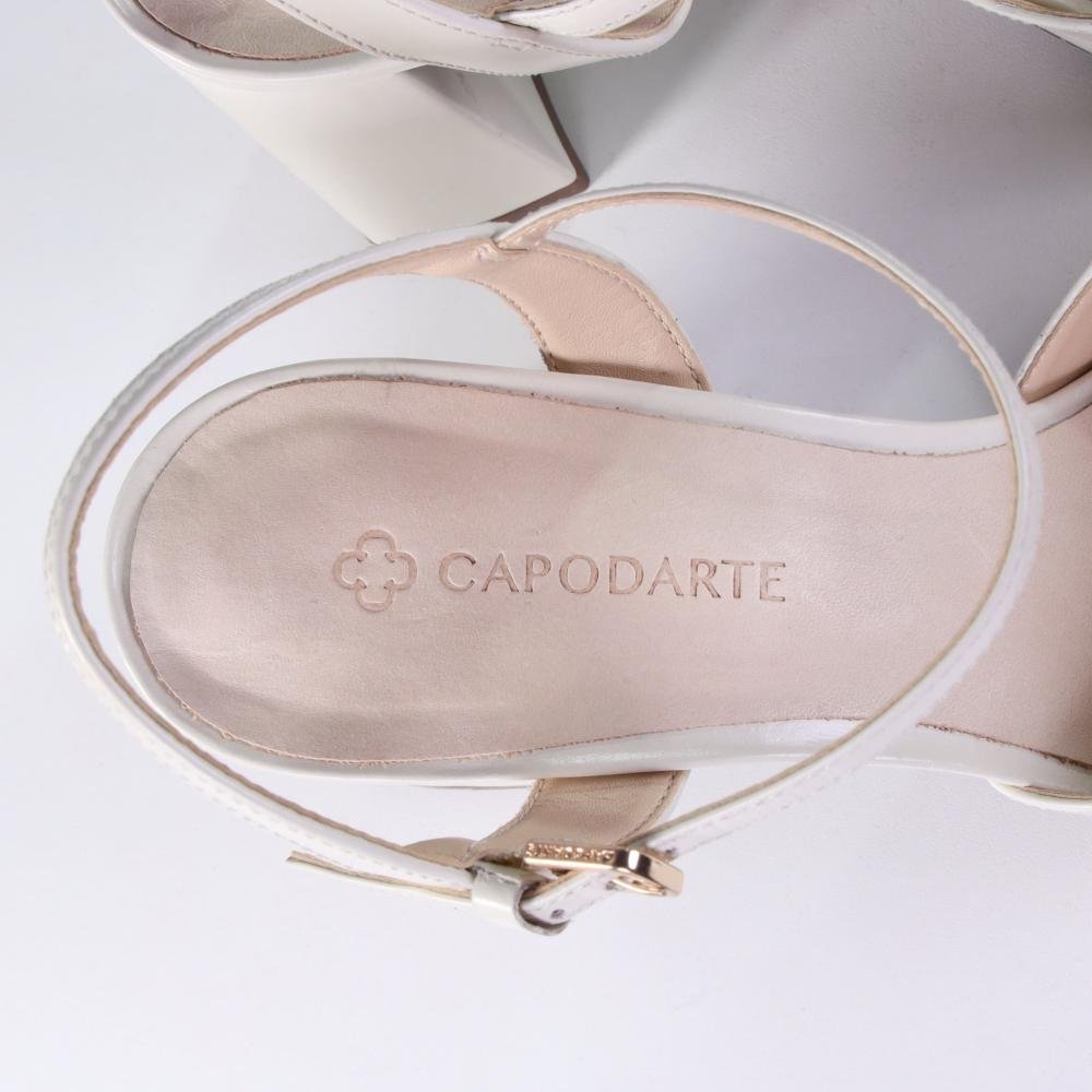 Sandália Capodarte Feminina 4019256 Duna Branco 4