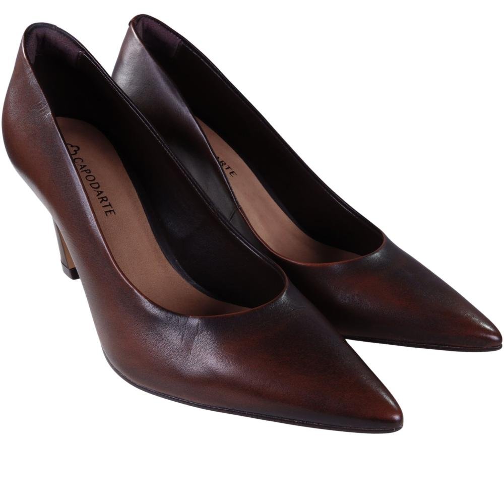 Scarpin Feminino Capodarte 4018856 Cafe Marrom 2