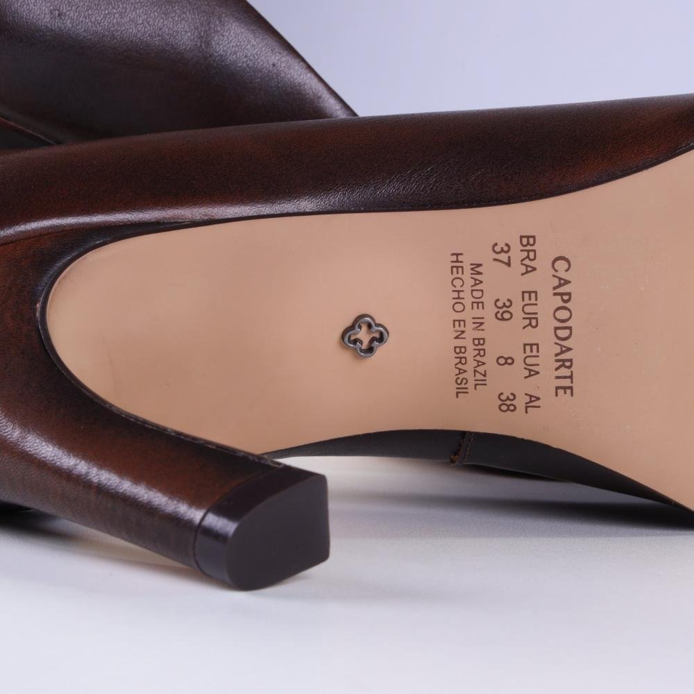 Scarpin Feminino Capodarte 4018856 Cafe Marrom 3