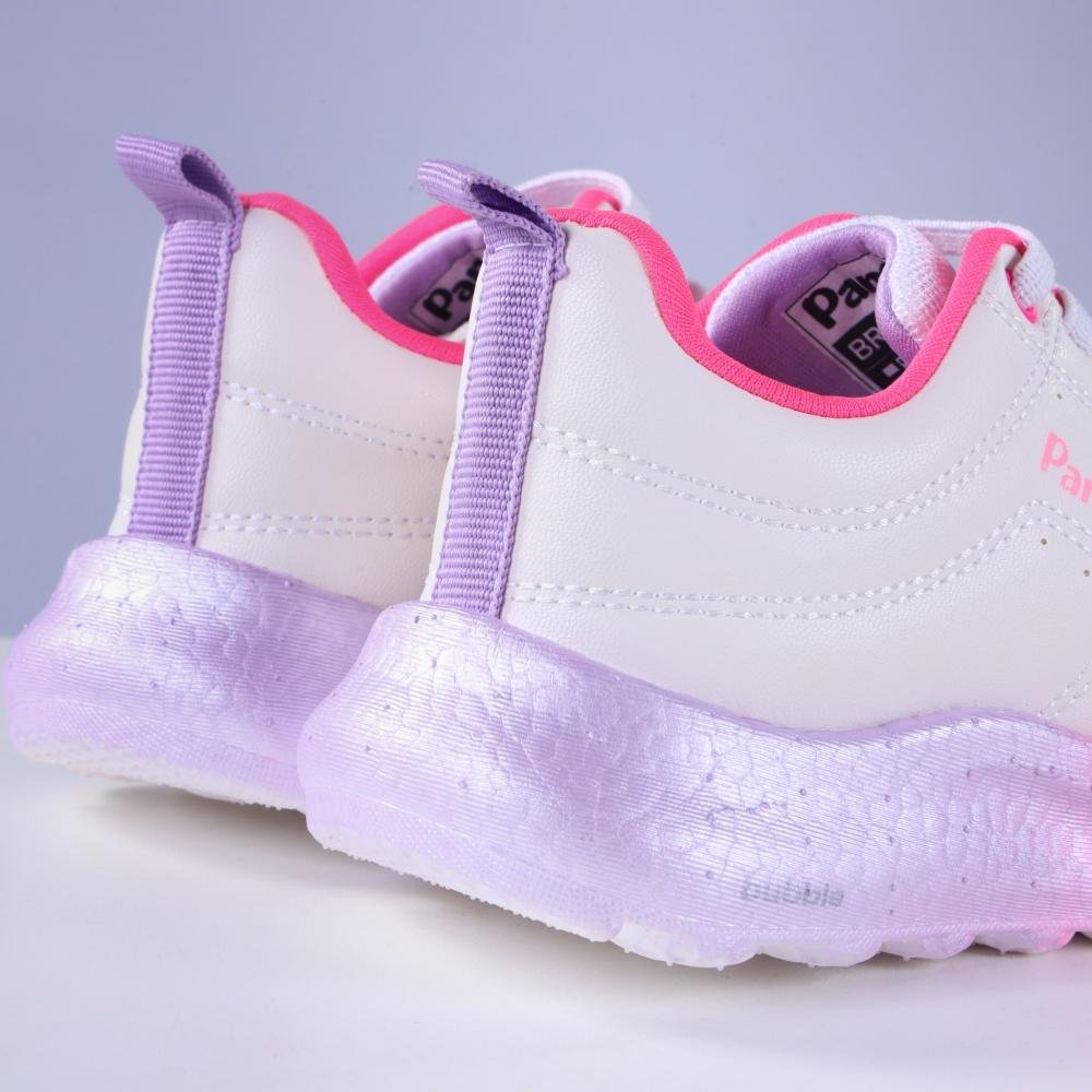 Tênis Infantil Menina Pampili 746.038 Branco/Pink Branco 4