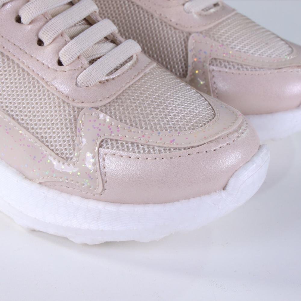 Tênis Infantil Menina Pampili 746.041 Nude Bege 4