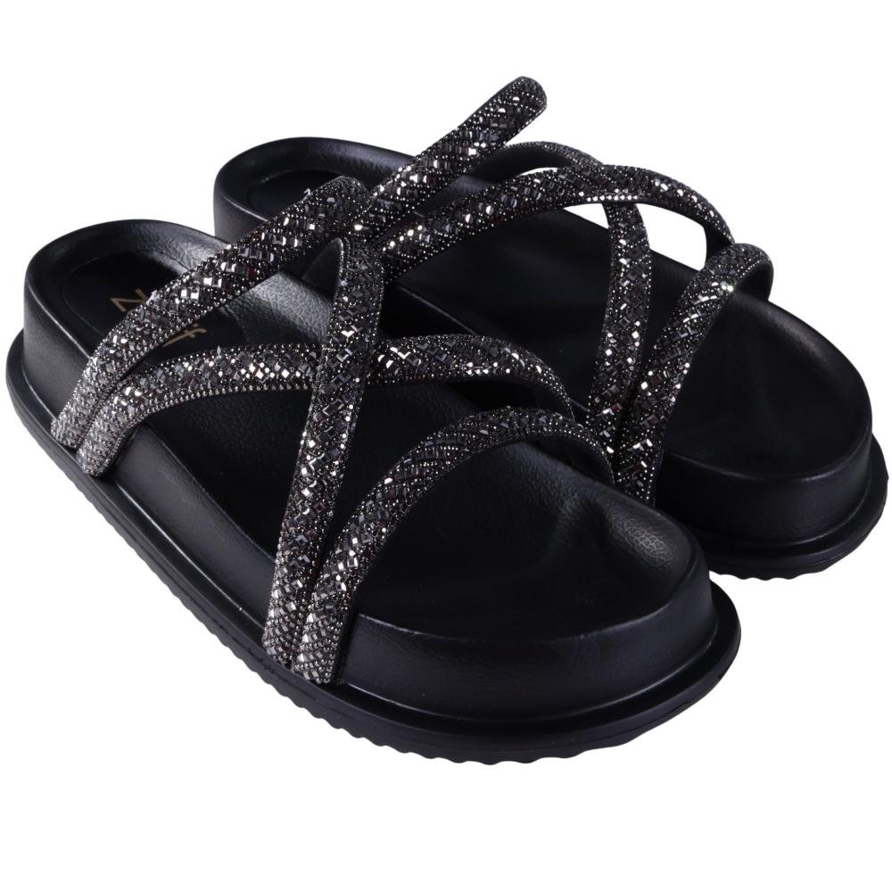 Papete Feminina Zariff 1550001252 Preto Preto 2