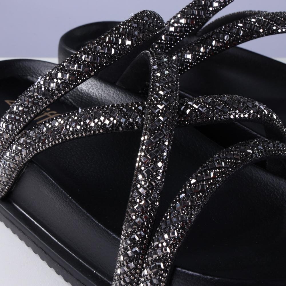 Papete Feminina Zariff 1550001252 Preto Preto 3