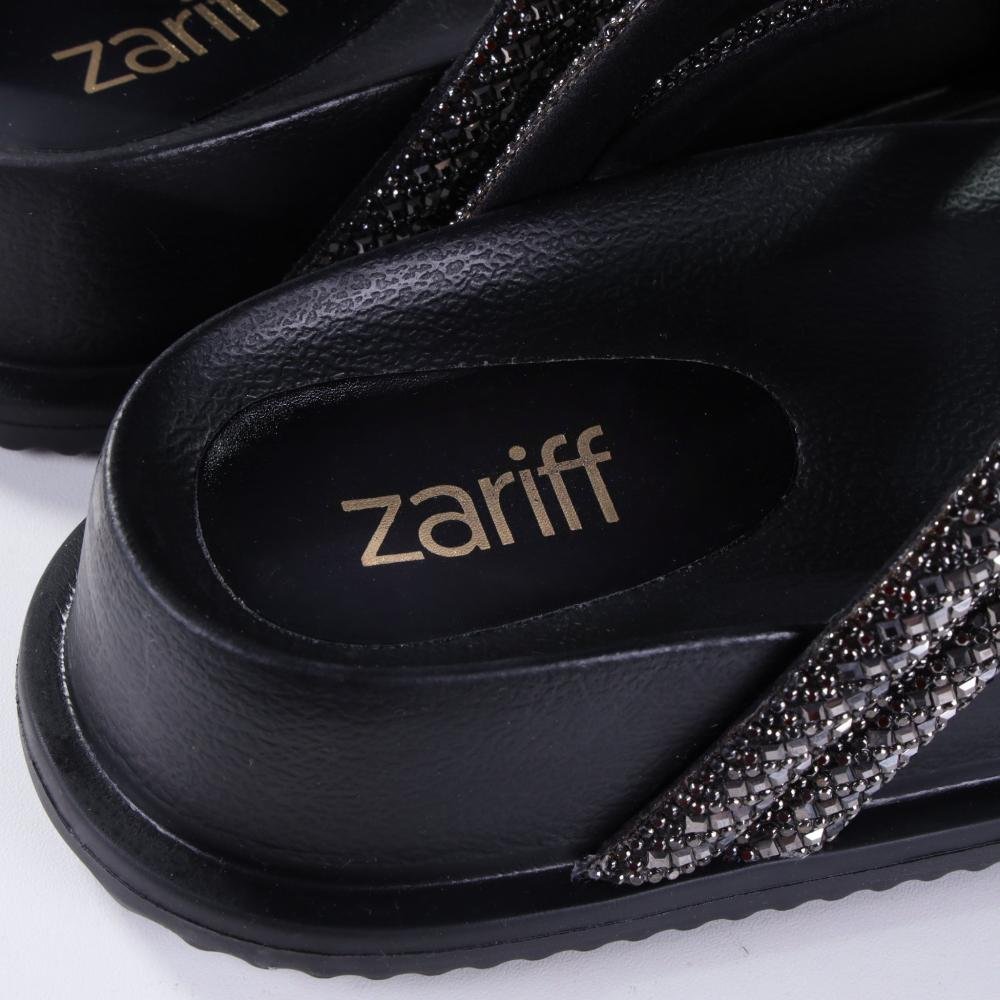 Papete Feminina Zariff 1550001252 Preto Preto 4