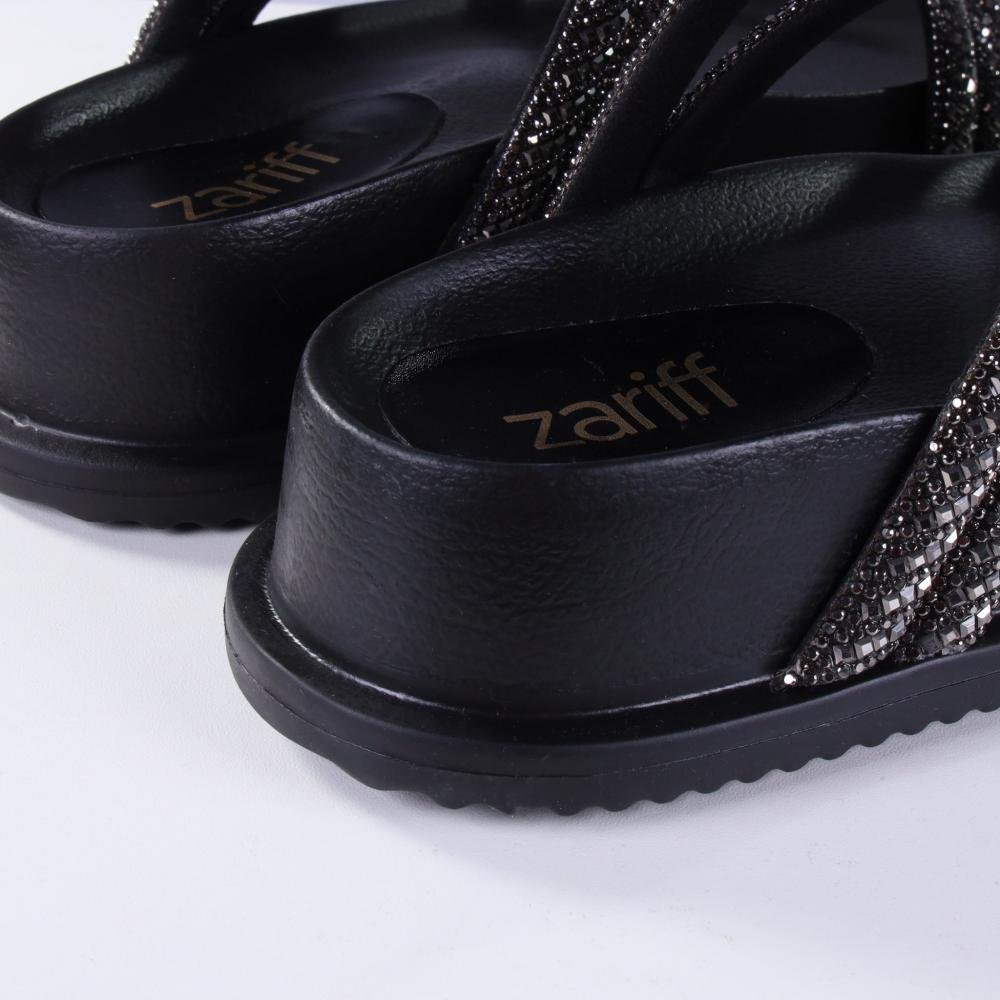 Papete Feminina Zariff 1550001252 Preto Preto 6