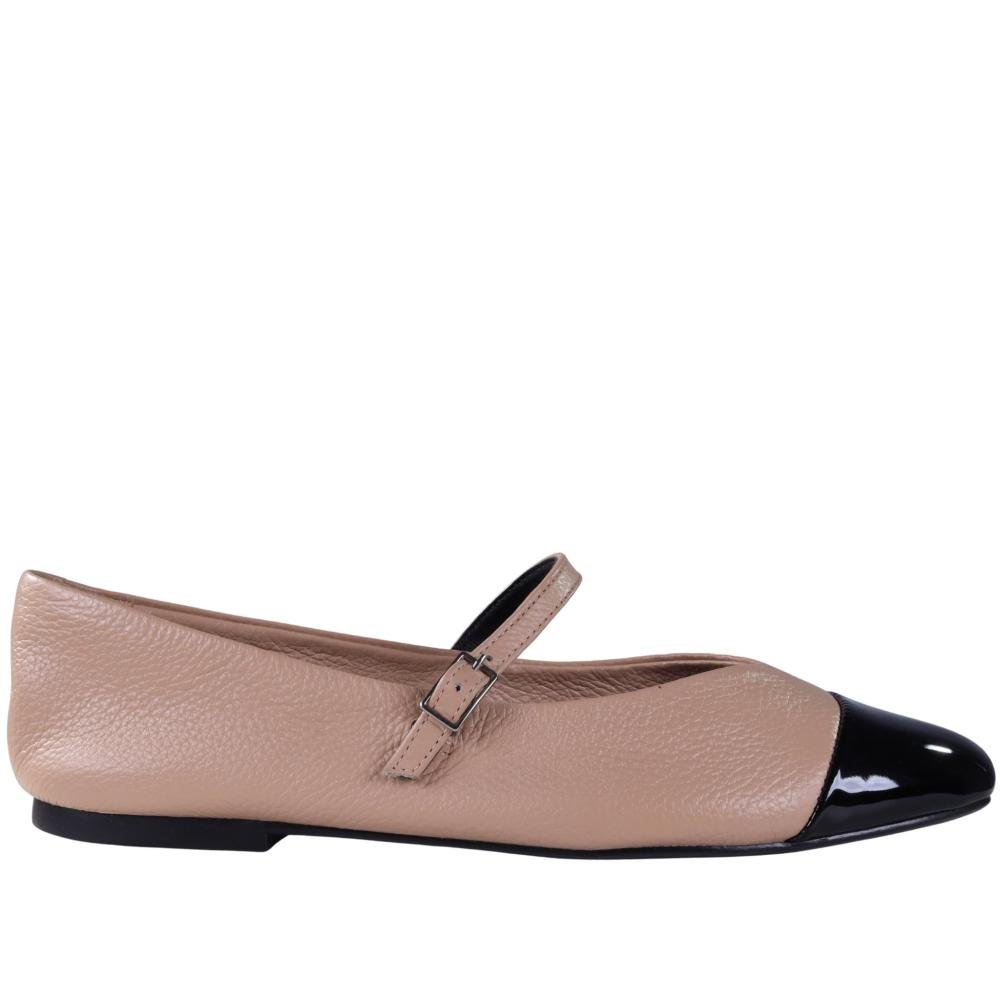 Sapatilha Feminina Zariff 2274-1605 Duna/Preto