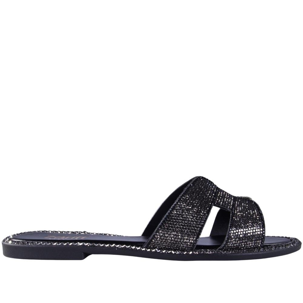 Tamanco Feminino Rasteiro Zariff 1618019252 Preto