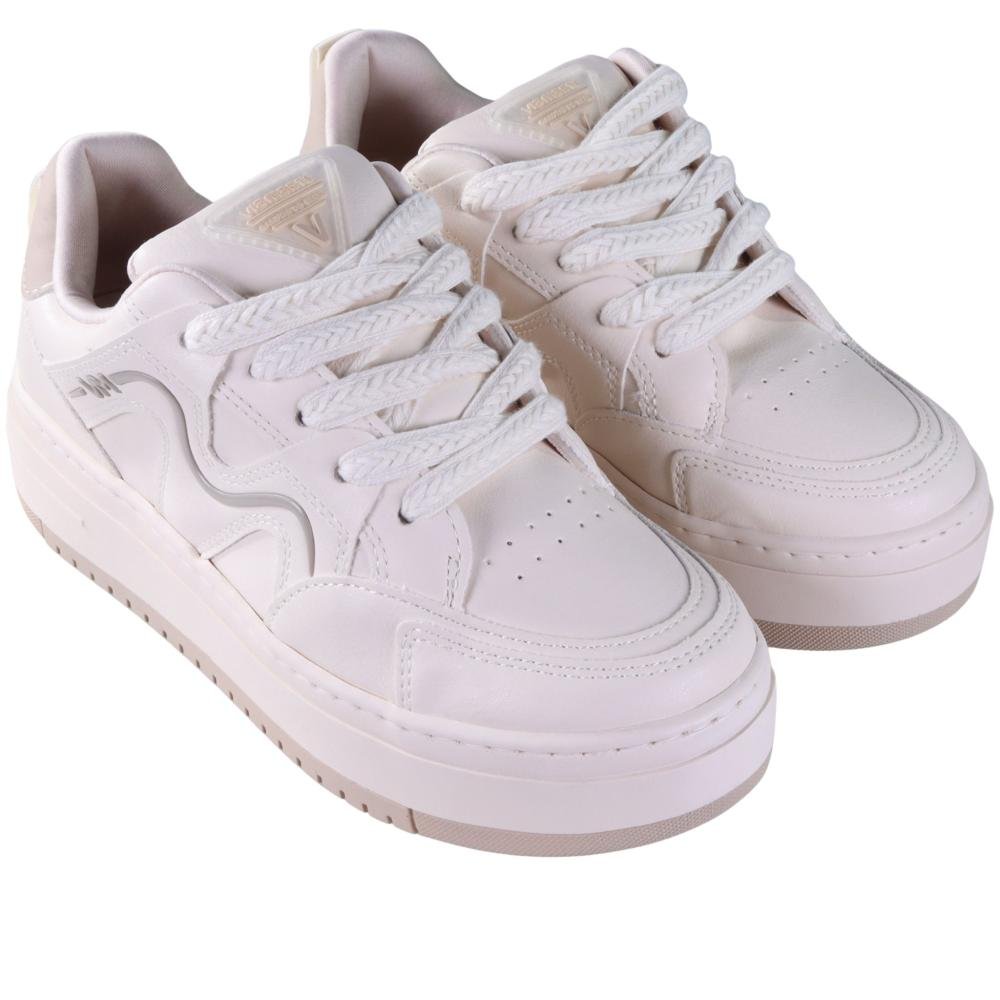 Tênis Feminino Via Marte Casual 306-002 Marfim Branco 2