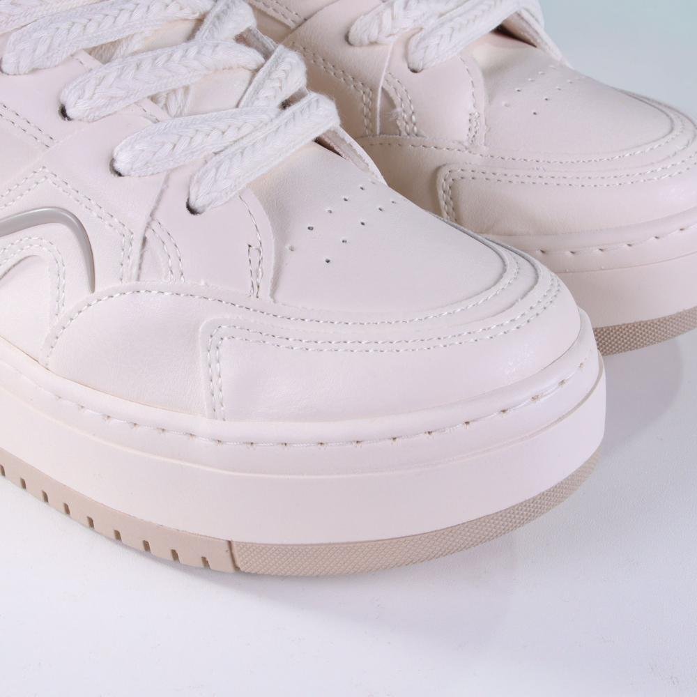 Tênis Feminino Via Marte Casual 306-002 Marfim Branco 4