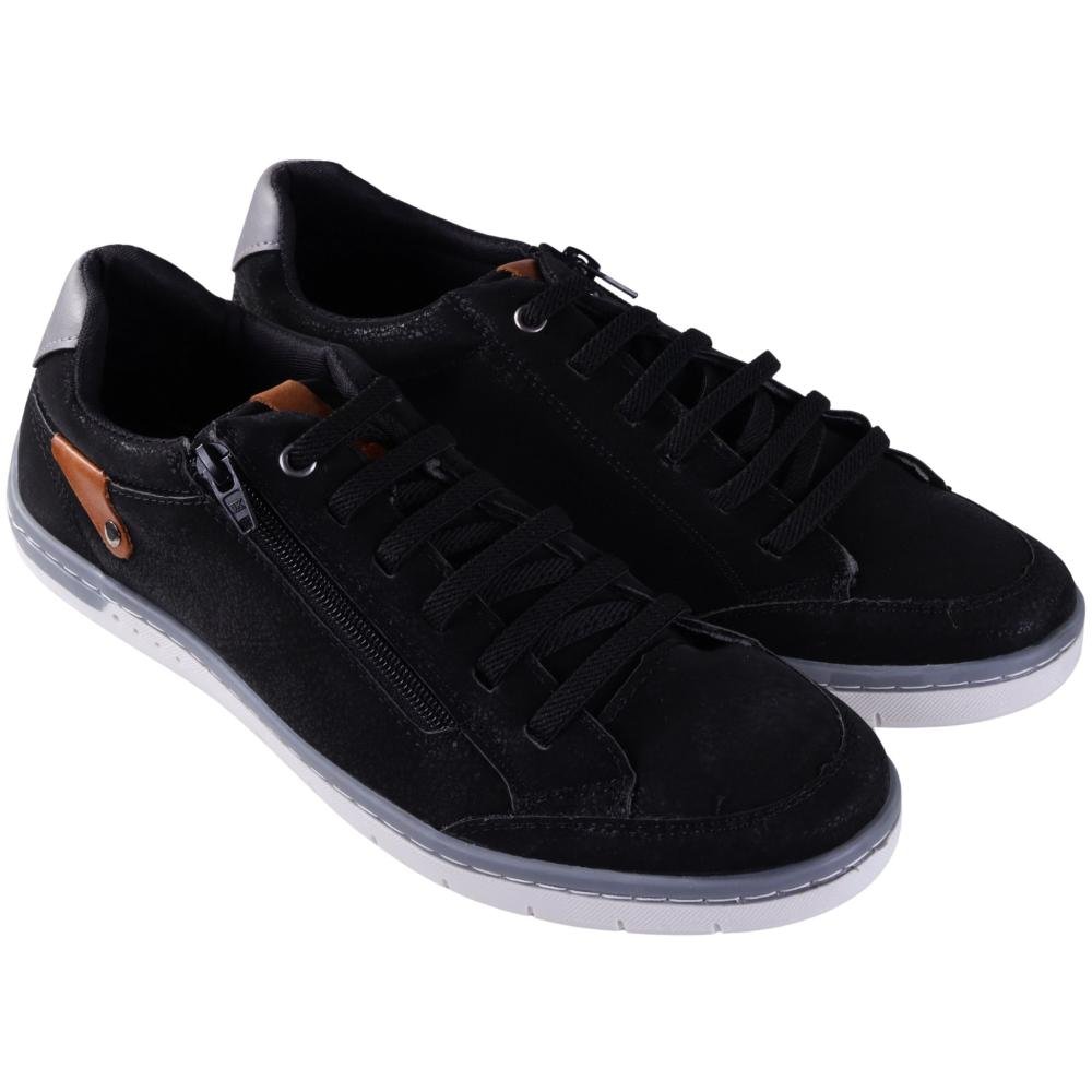 Sapatênis Masculino Zariff 2733 Preto/Preto Preto 2