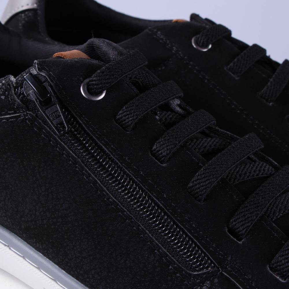 Sapatênis Masculino Zariff 2733 Preto/Preto Preto 4