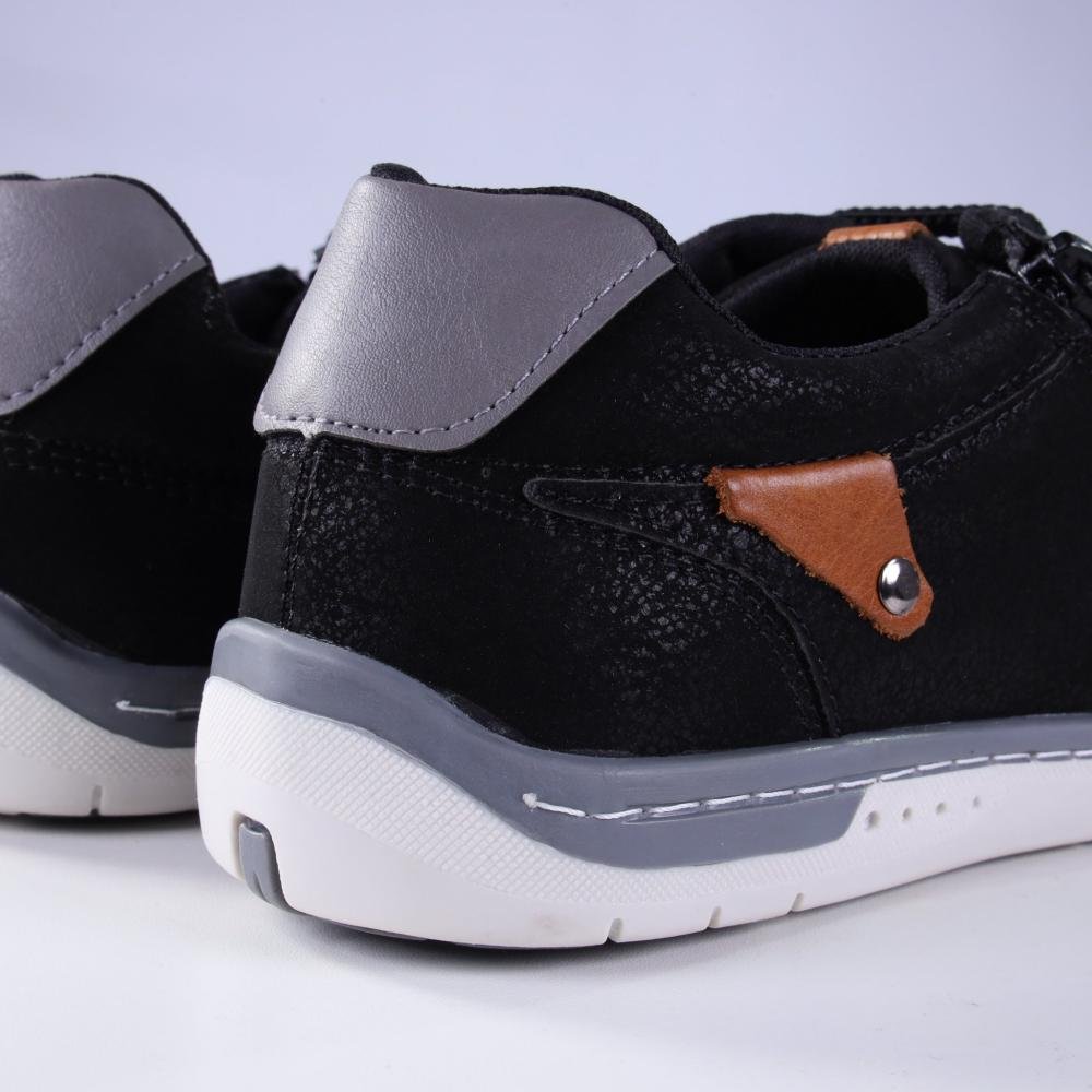 Sapatênis Masculino Zariff 2733 Preto/Preto Preto 5