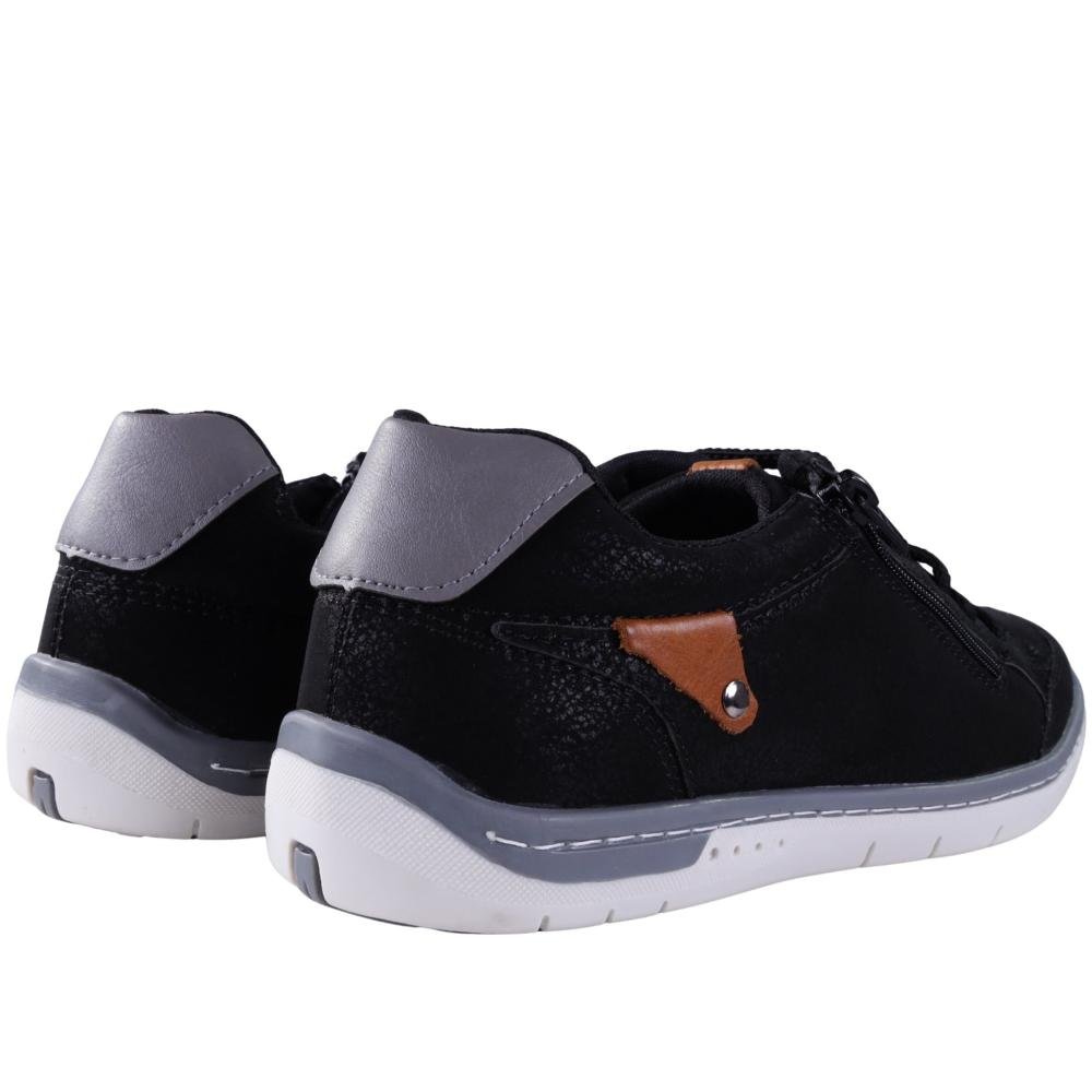 Sapatênis Masculino Zariff 2733 Preto/Preto Preto 6