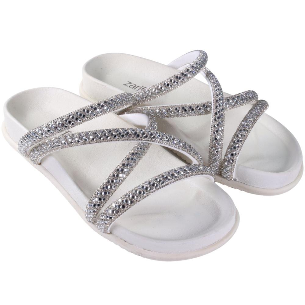 Papete Feminino Zariff Tira Celeste Zapm42 Off White Branco 3