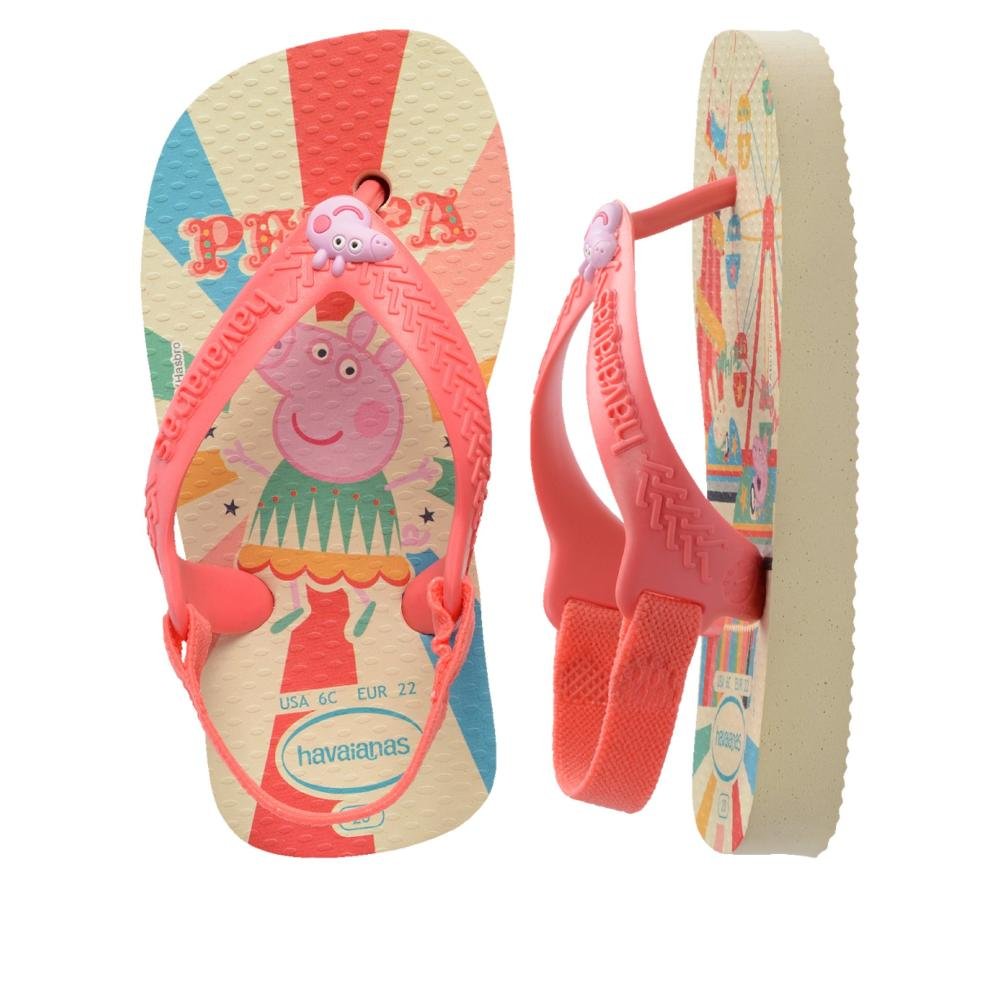 Chinelo Infantil Havaianas Peppa Coral Coral 5