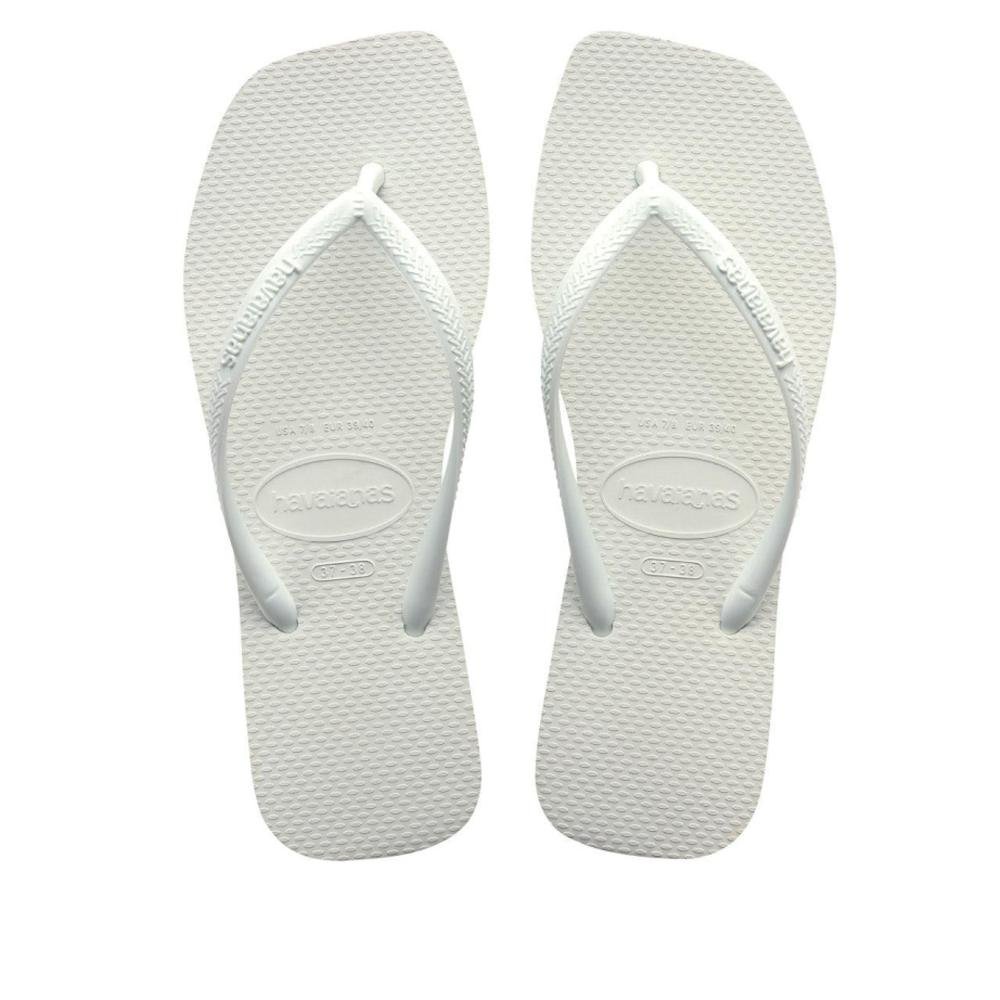 Chinelo Havaianas Feminino Square Branco