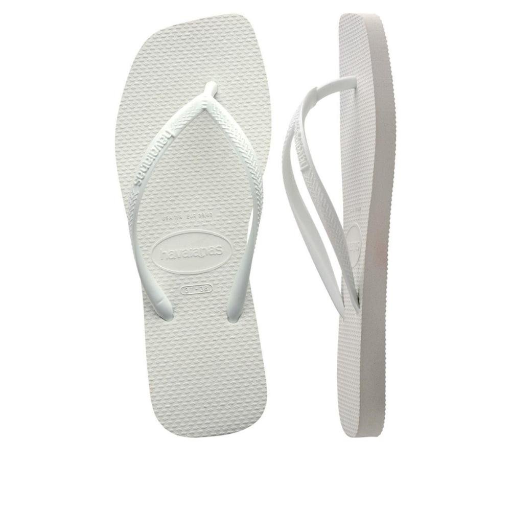 Chinelo Havaianas Feminino Square Branco Branco 4