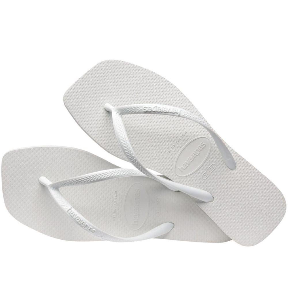 Chinelo Havaianas Feminino Square Branco Branco 5