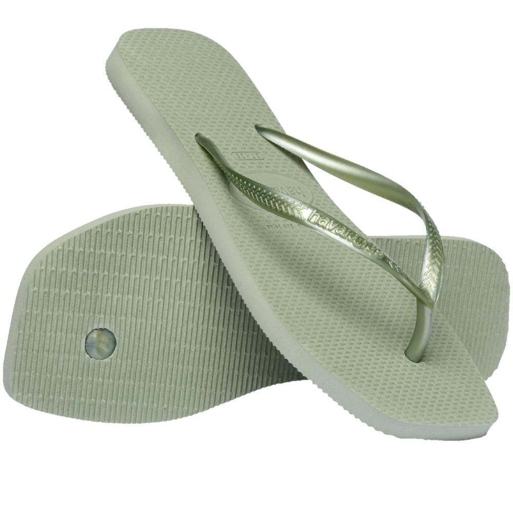 Chinelo Havaianas Feminino Square Green Pistache 4