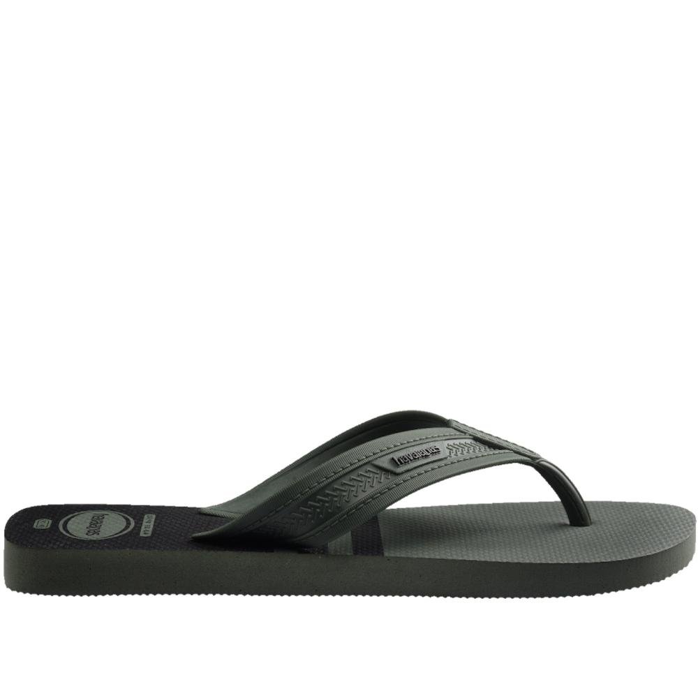 Chinelo Masculino Havaianas City Verde Olive Cinza 4