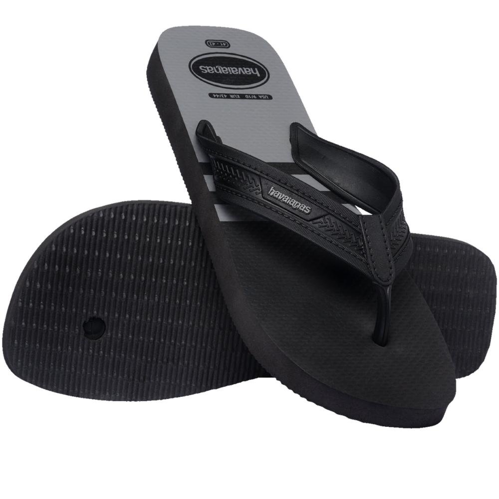 Chinelo Masculino Havaianas City Preto/Cinza Preto 6