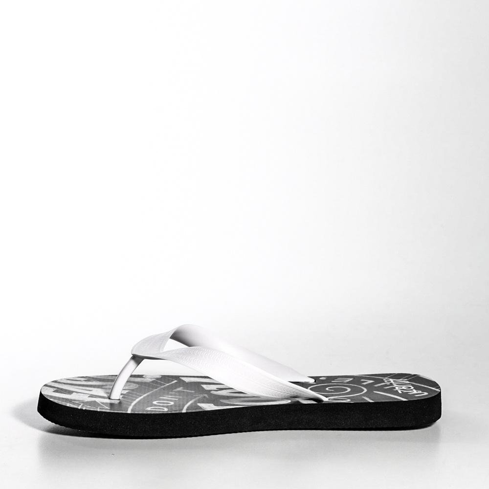 Chinelo Zariff Lettering Masculino 2032 Preto 2