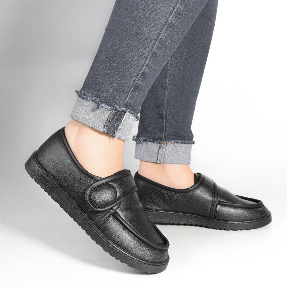 Pantufa Feminina Specht Forro Com Pelinho Preto 4