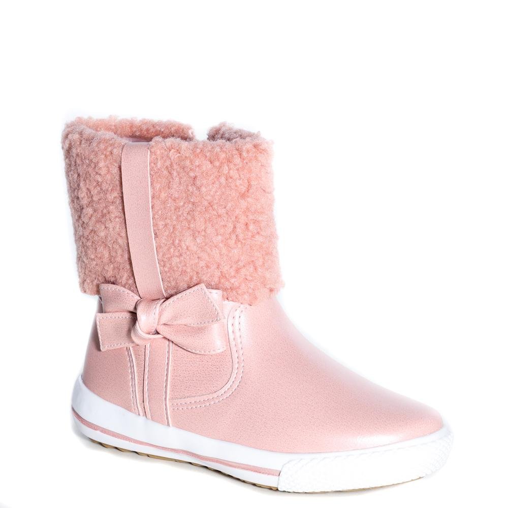 Bota Menina Xuá Xuá Laço Rose