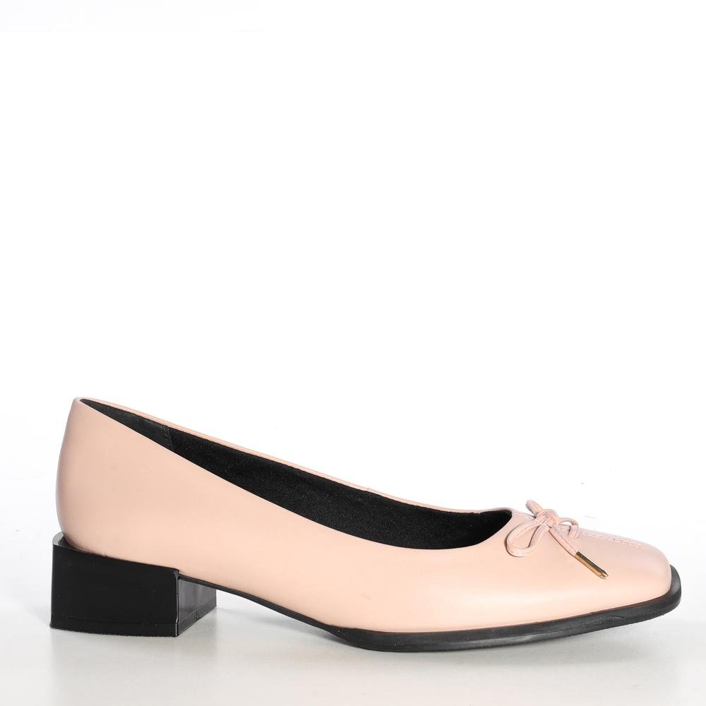 Sapato Feminino Zariff Salto Verniz Quartzo Bege 3