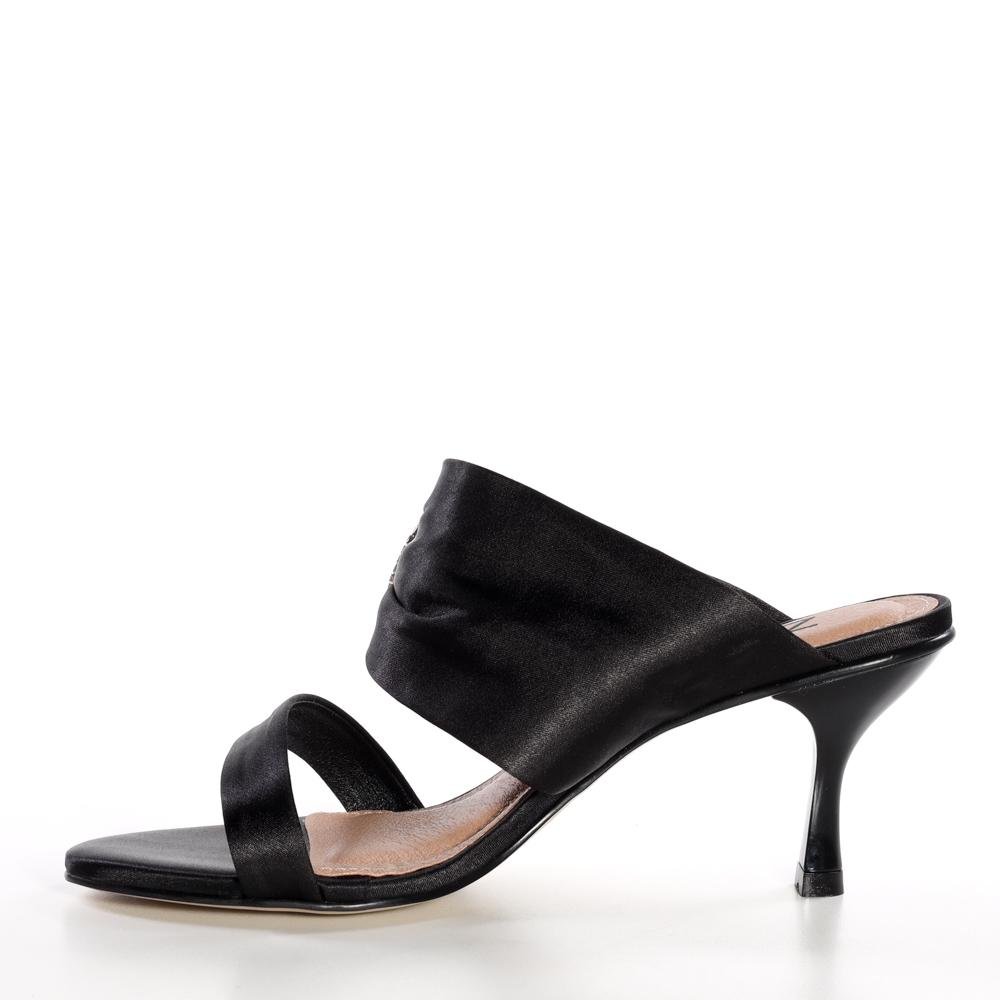 Tamanco Feminino Zariff Salto Fino Verniz Preto 2