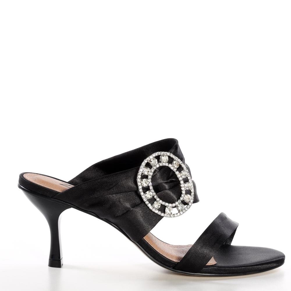 Tamanco Feminino Zariff Salto Fino Verniz Preto 3