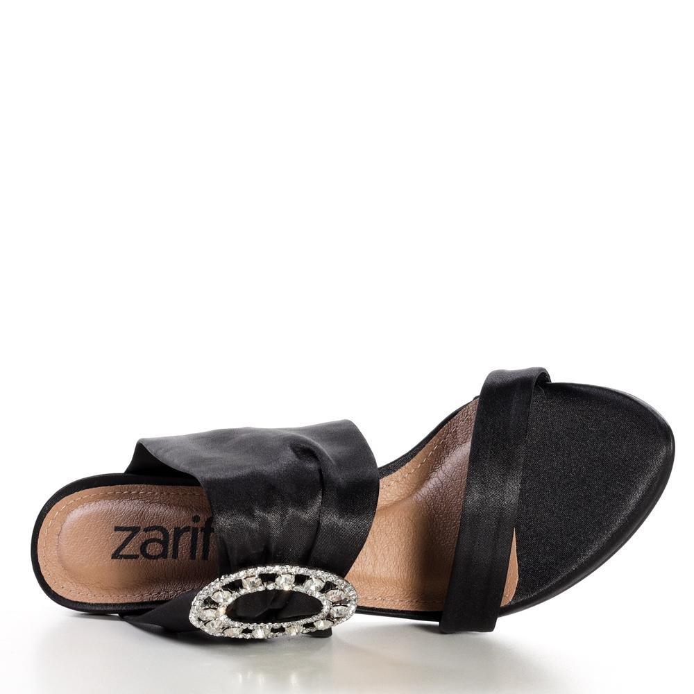 Tamanco Feminino Zariff Salto Fino Verniz Preto 5