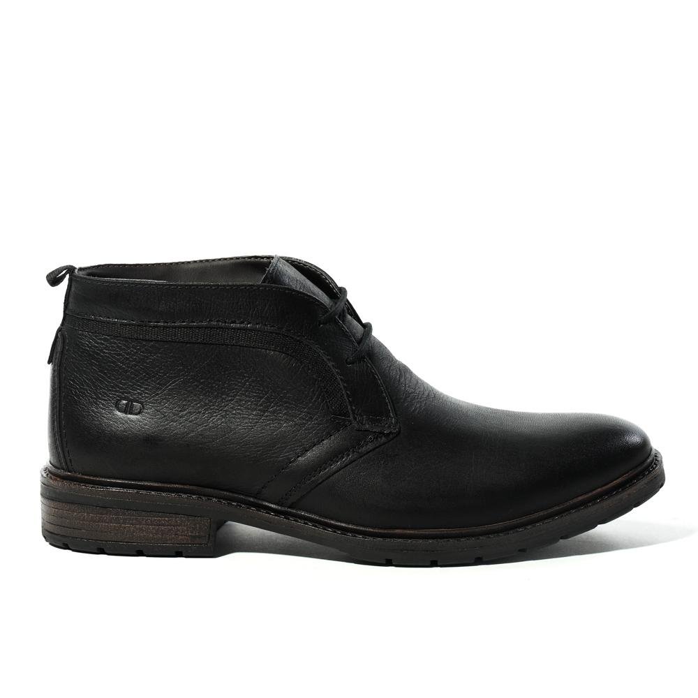 Bota Masculina Casual Democrata Preta 301101 Preto 1