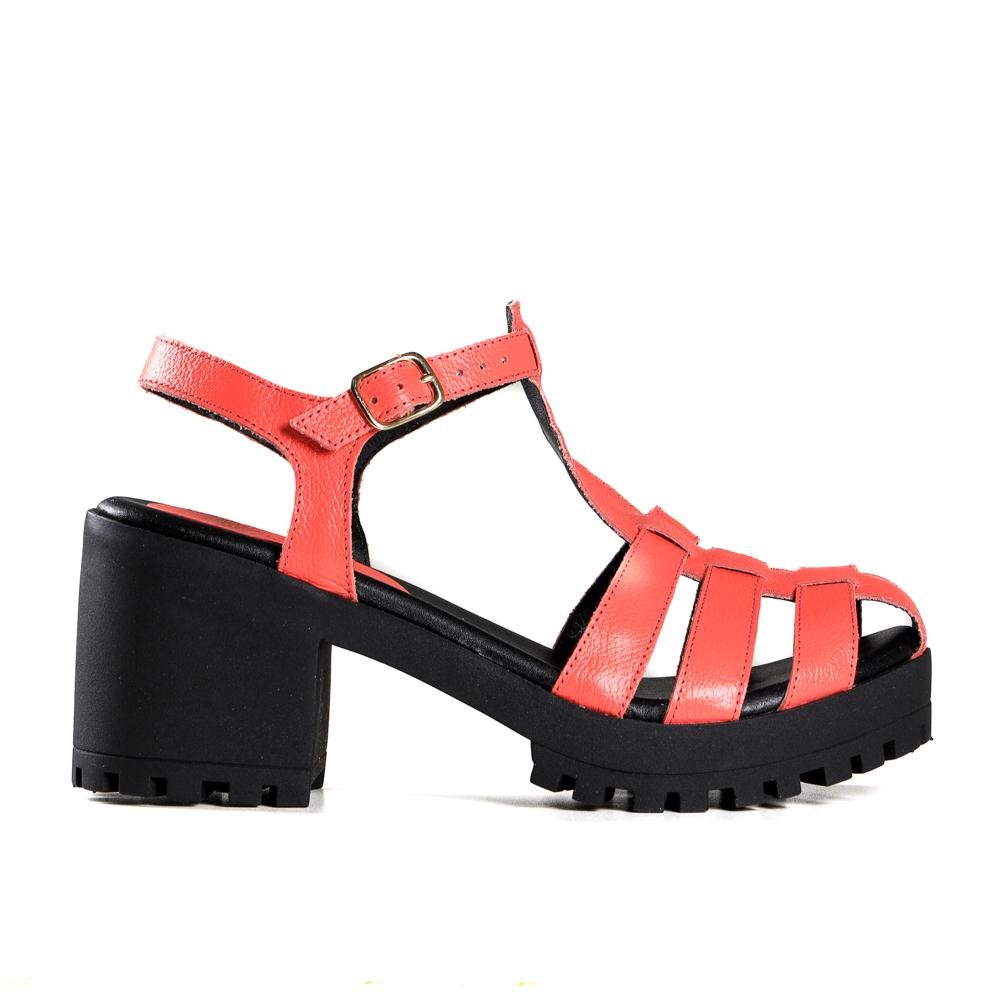 Sandália Feminina Tratorada Zariff Chiclete Rosa 1