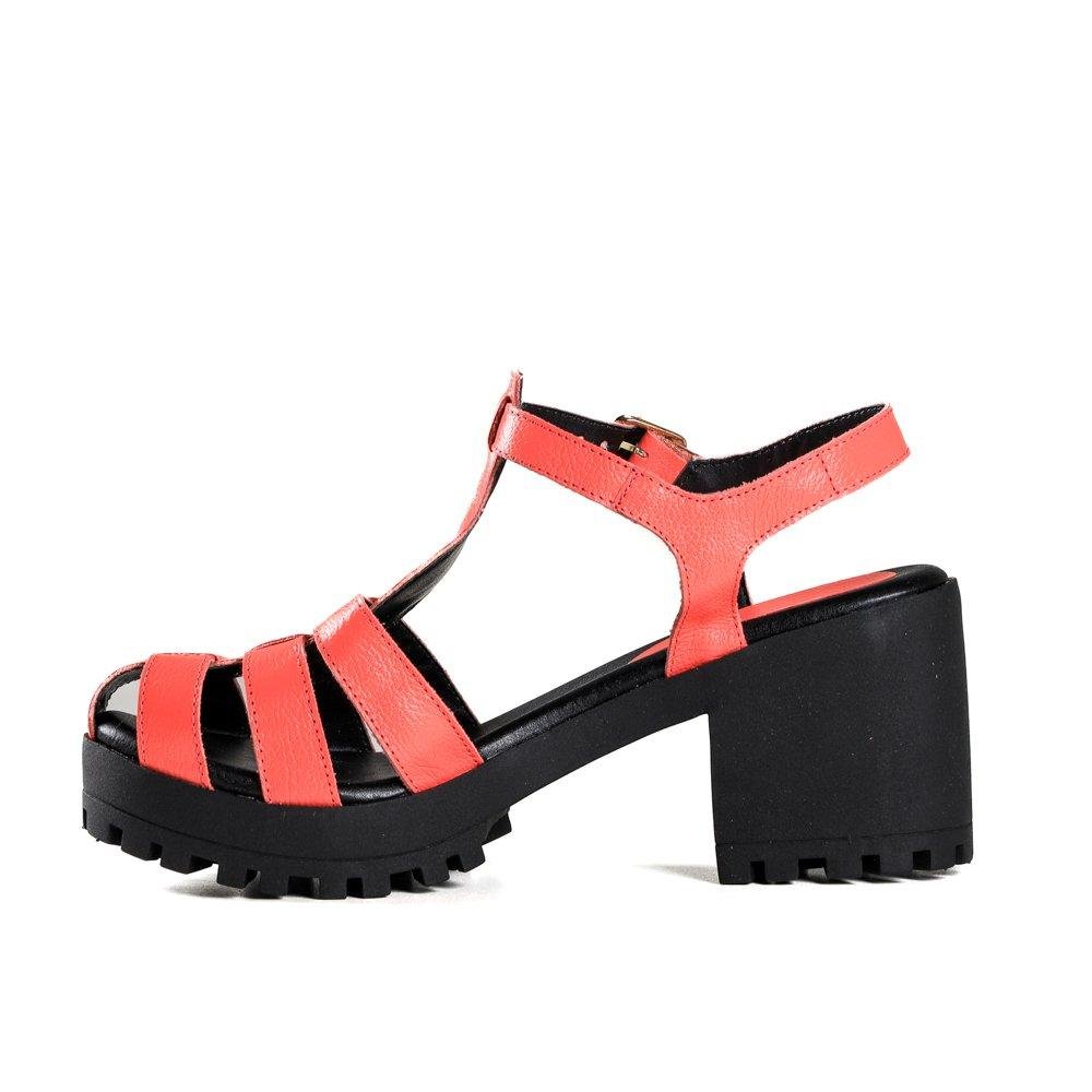 Sandália Feminina Tratorada Zariff Chiclete Rosa 2