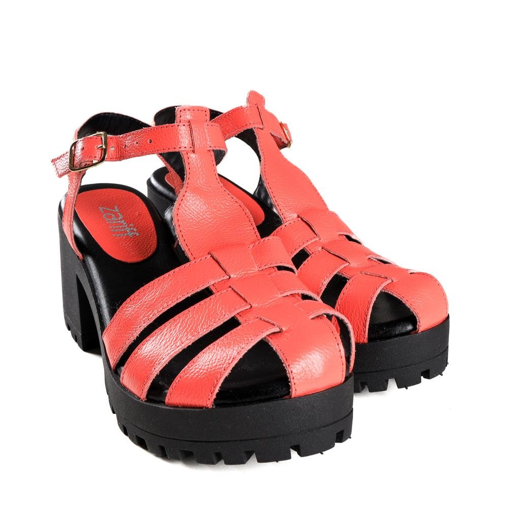 Sandália Feminina Tratorada Zariff Chiclete Rosa 3