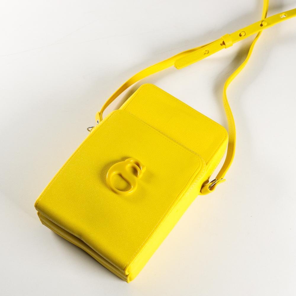 Bolsa Shoulder Bag Zariff Gabi Amarelo Amarelo 4