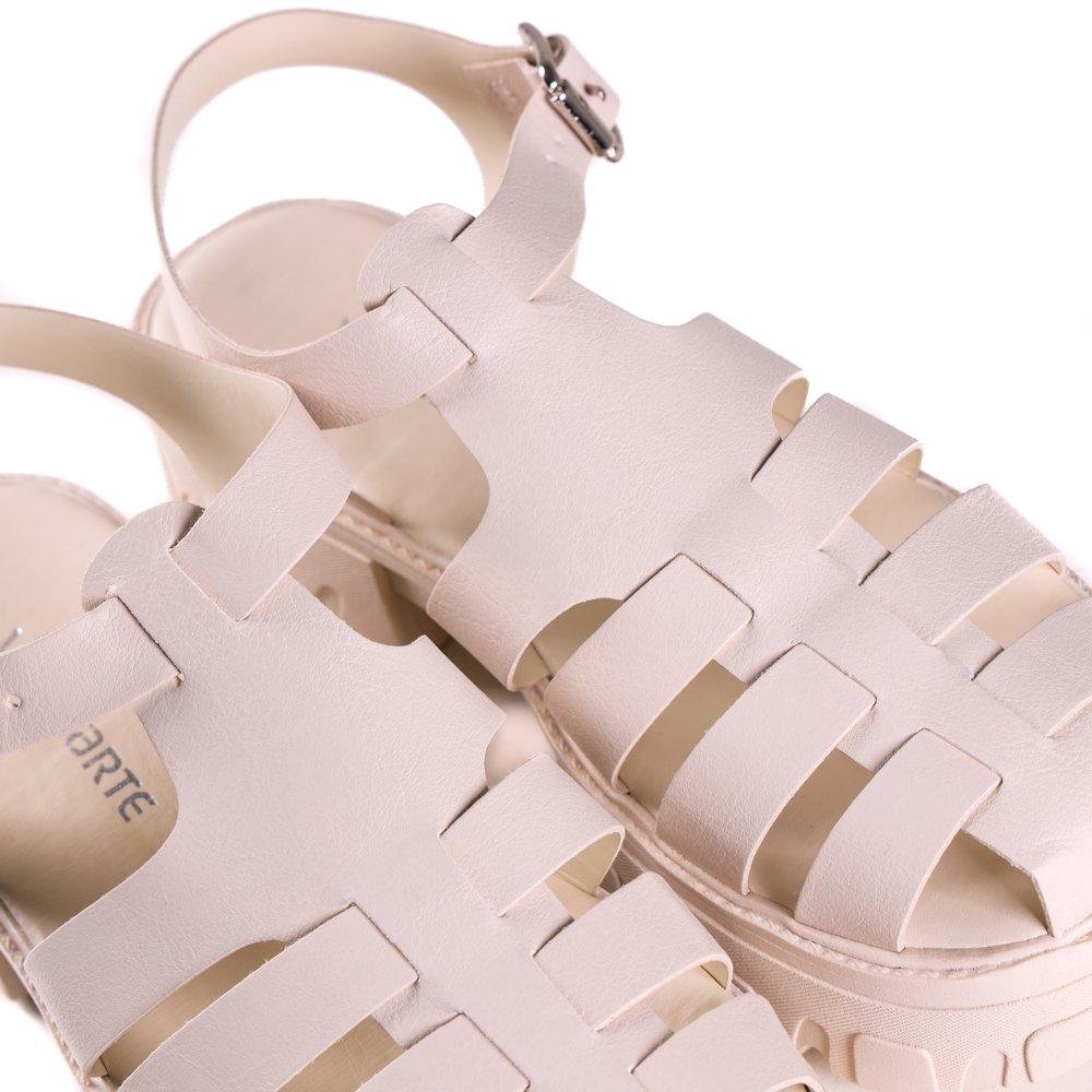 Sandália Via Marte 22-18501 Feminino Bege 3