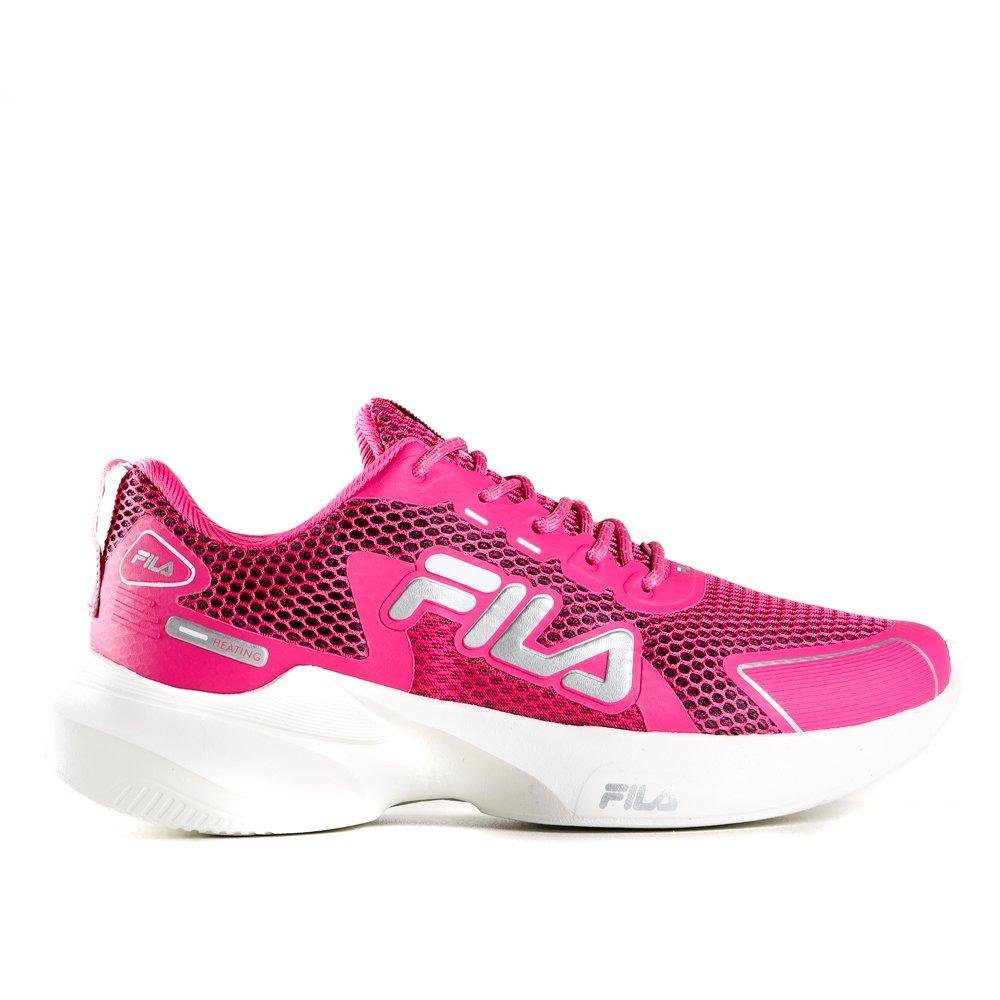 Tênis Infantil Fila Heating. Rosa Prata