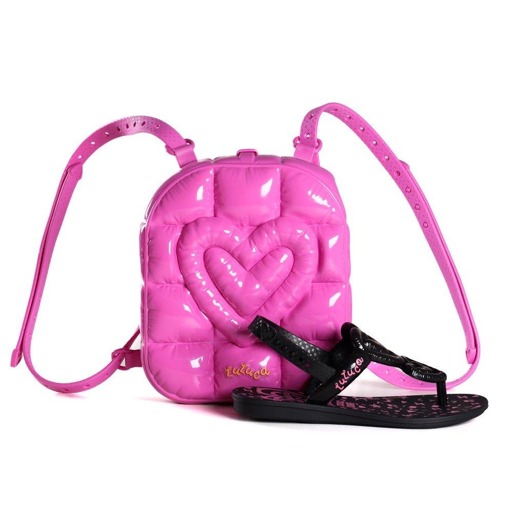 Sandália Grendene Kids Luluca Bubble Bag Preto 1